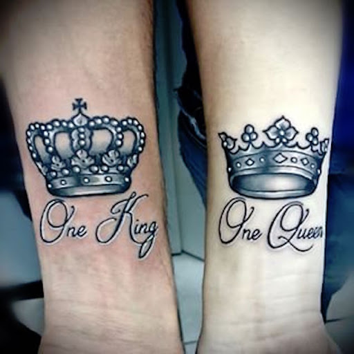 Rei & Rainha Tatuagens Que Fará O Seu Relacionamento Oficial